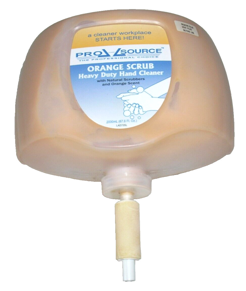 Pro Source Orange Scrub Heavy Duty Hand Cleaner w Natural Scrubbers 67.6 Fl Oz