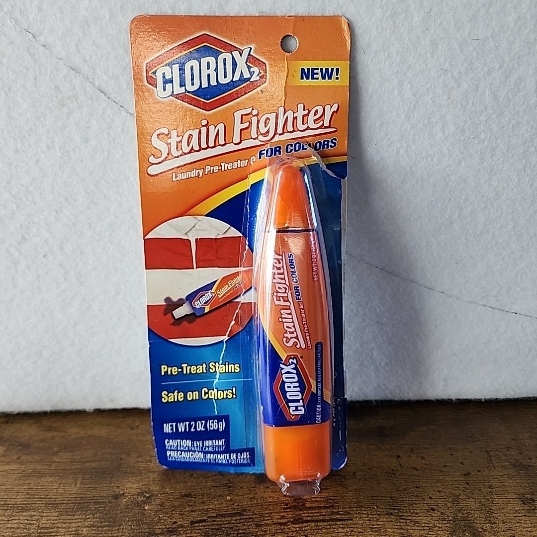 Clorox 2 Stain Fighter For COLORS Laundry Pre-Treater GEL PEN Discontinued 2010
