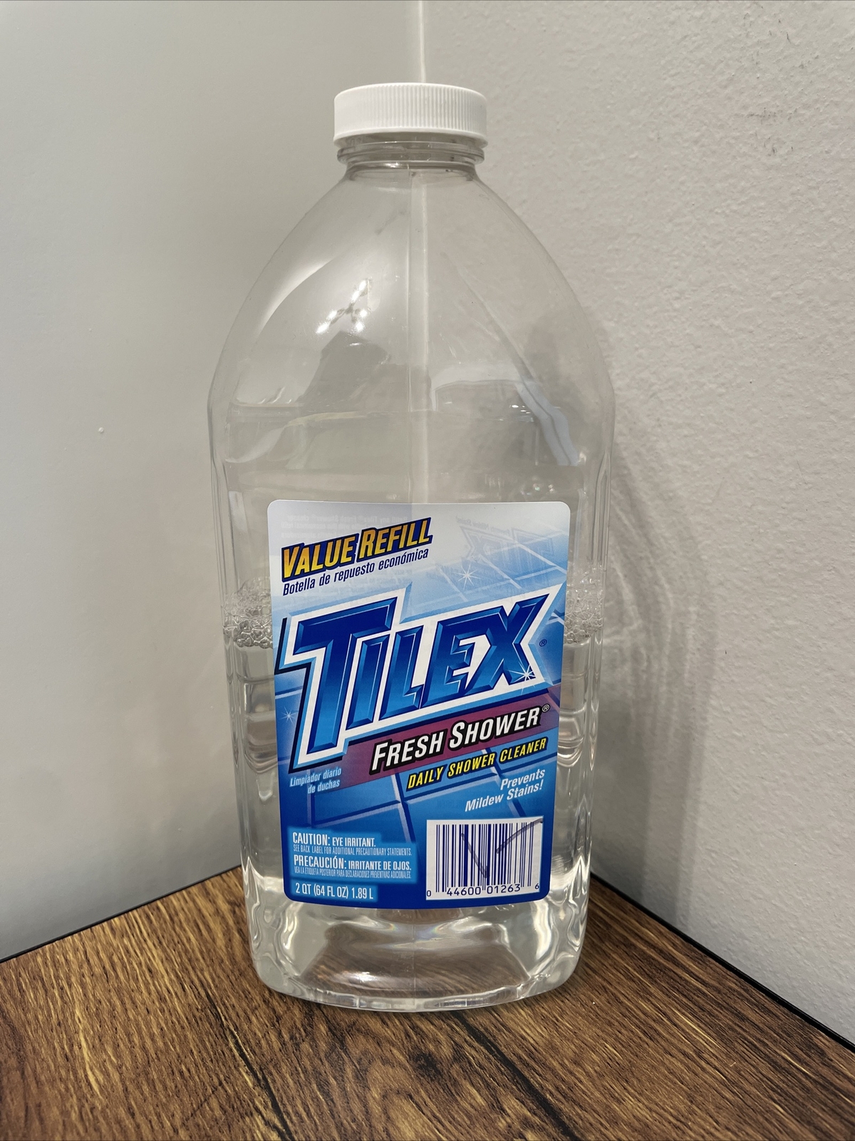 Tilex Daily Shower Cleaner Fresh Shower 64 Oz Bottle 50% Full