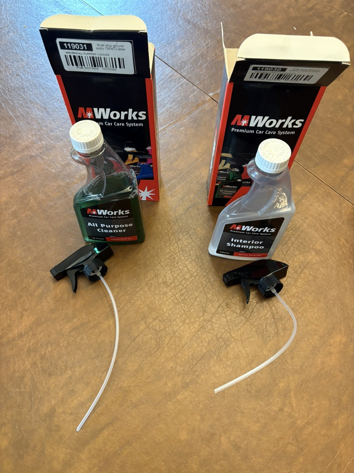 4 Boxes of Mid America Motor Works Interior Shampoo and All Purpose Cleaner New