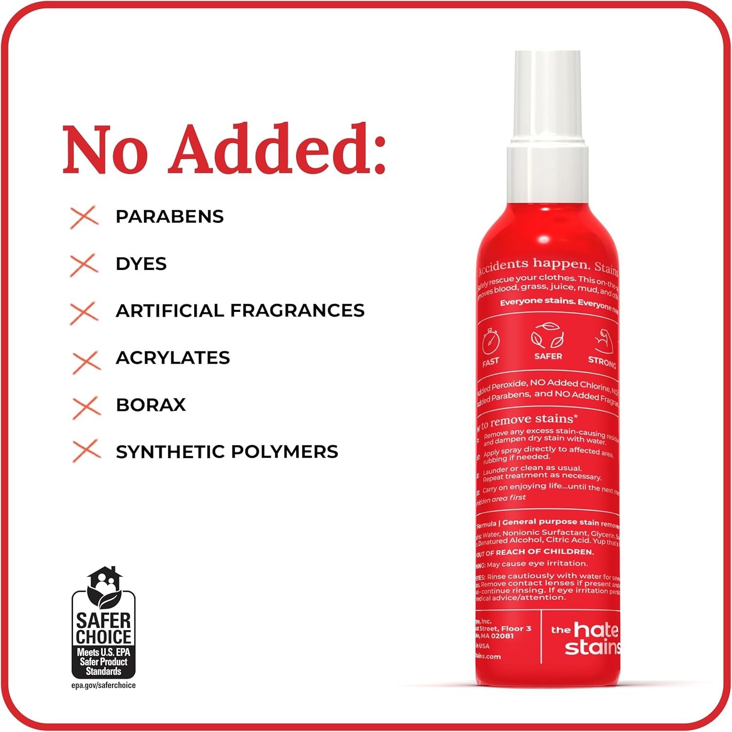 Travel-Ready 4 Fl Oz Stain Remover Spray – Fast Action for Clothes & Upholstery