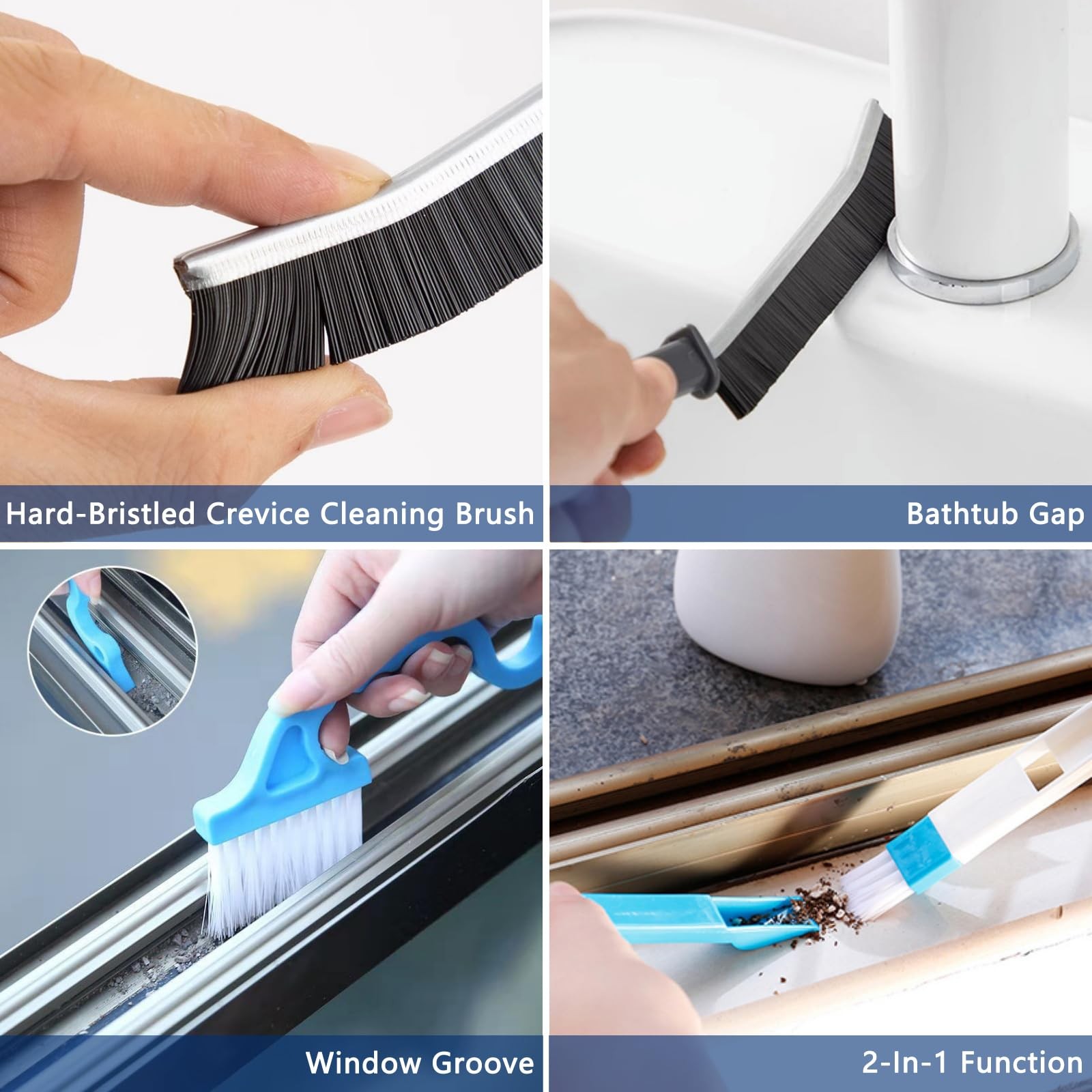 14Pcs Small Crevice Cleaning Brush Set, Groove Gap Cleaning Tool for Cleaning…