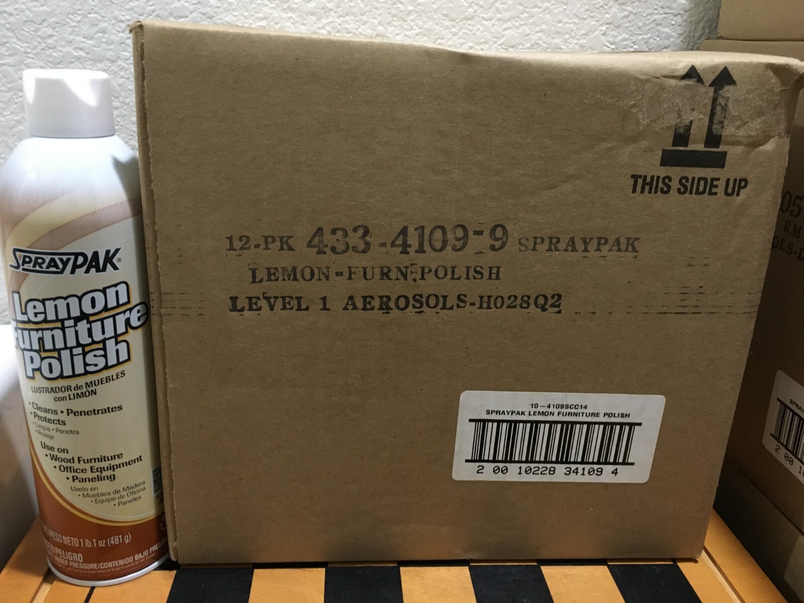 SprayPak Lemon Furniture Polish 17 oz. 12 PK / case