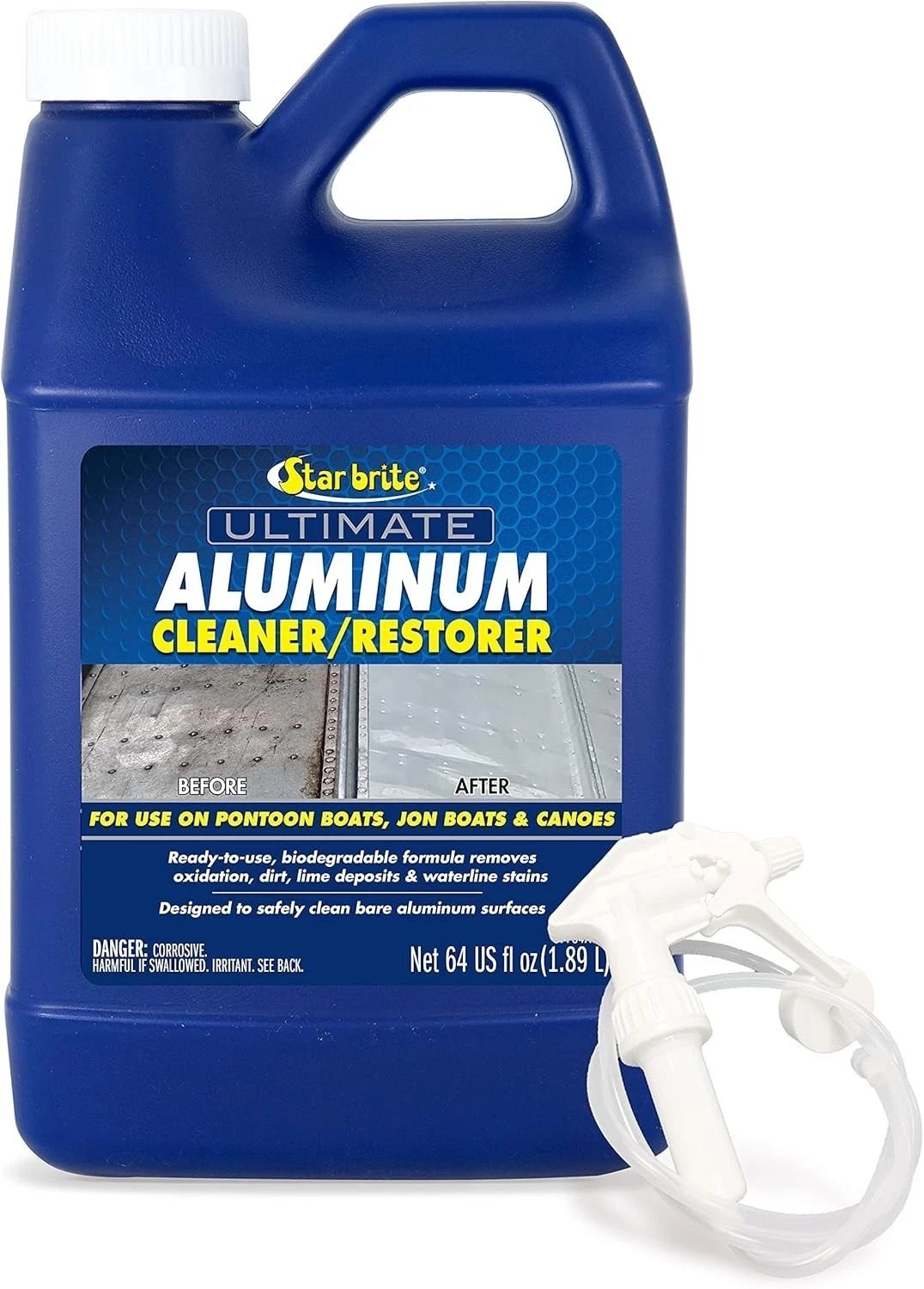 Revitalize Your Pontoon & Canoe with 64 oz Lemon Scent Aluminum Cleaner