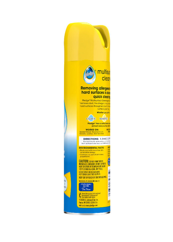 Pledge Dust and Allergen Lemon Fresh 9.7oz CFC-Free Aerosol 697835