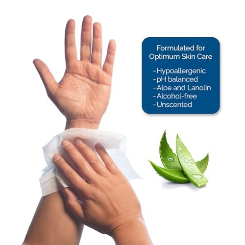 Extra-Large 200 Ct Wet Wipes with Aloe – Premium Adult & Baby Cleaning Cloths