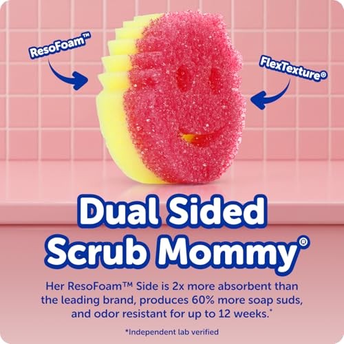 Scrub Daddy & Scrub Mommy Cleaning Sponges 8 Pack Scratch-Free Dish Scrubber Set