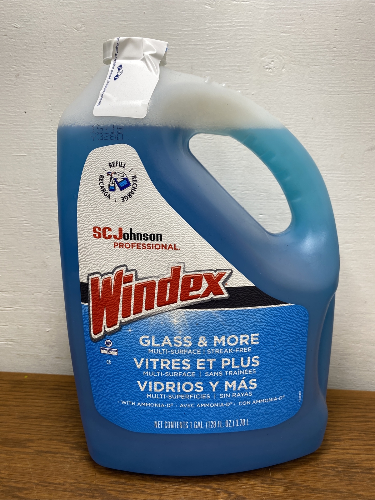 Windex Glass Cleaner with Ammonia-D Floral 128 oz.