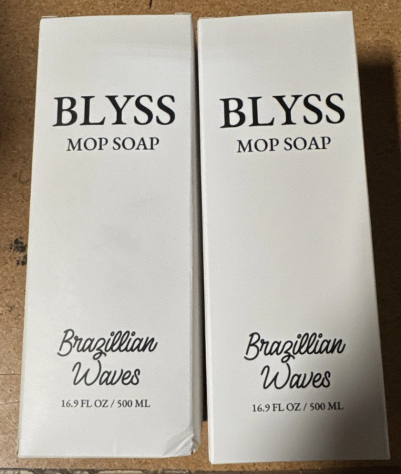 2pc-Blyss Mop Soap Brazilian Waves,2×16.9 Fl Oz Exp 3/2/2029