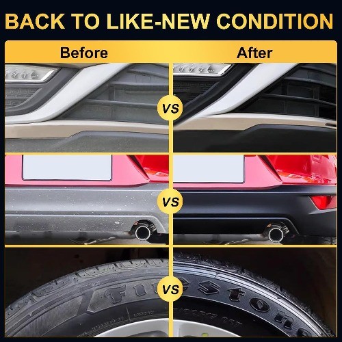Plastic Restorer for Cars, Black Trim Restorer, Back to Black Plastic Restorer f