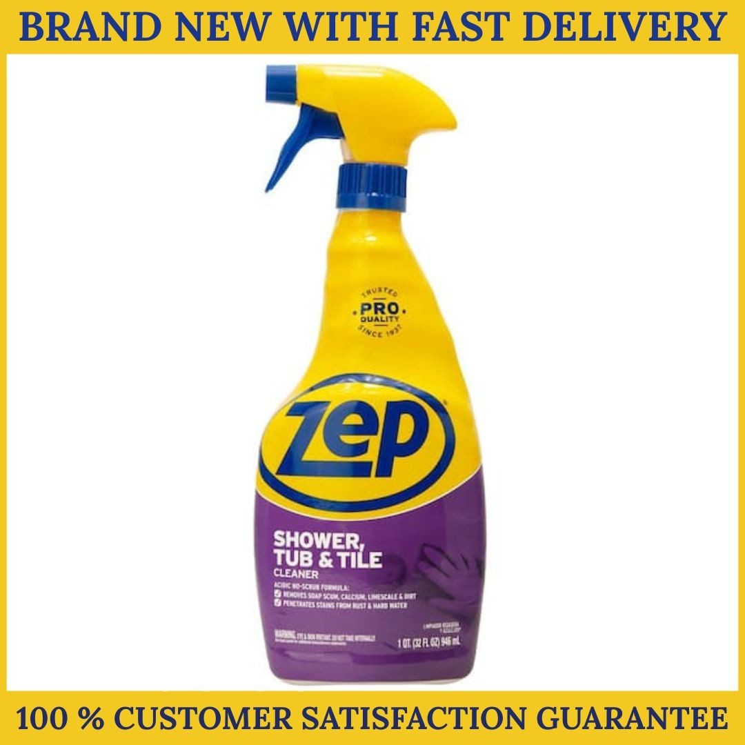 Zep Shower, Tub and Tile Cleaner Spray ZUSTT32PF 32-fl oz Pack of 1/4/6