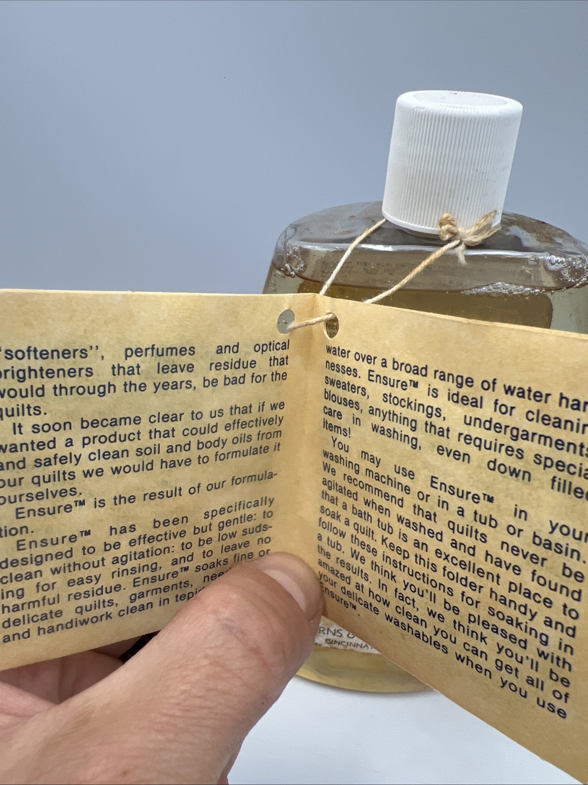 2x Vintage Mountain Mist Ensure For Quilts And Needlework Stearns & Foster 16oz