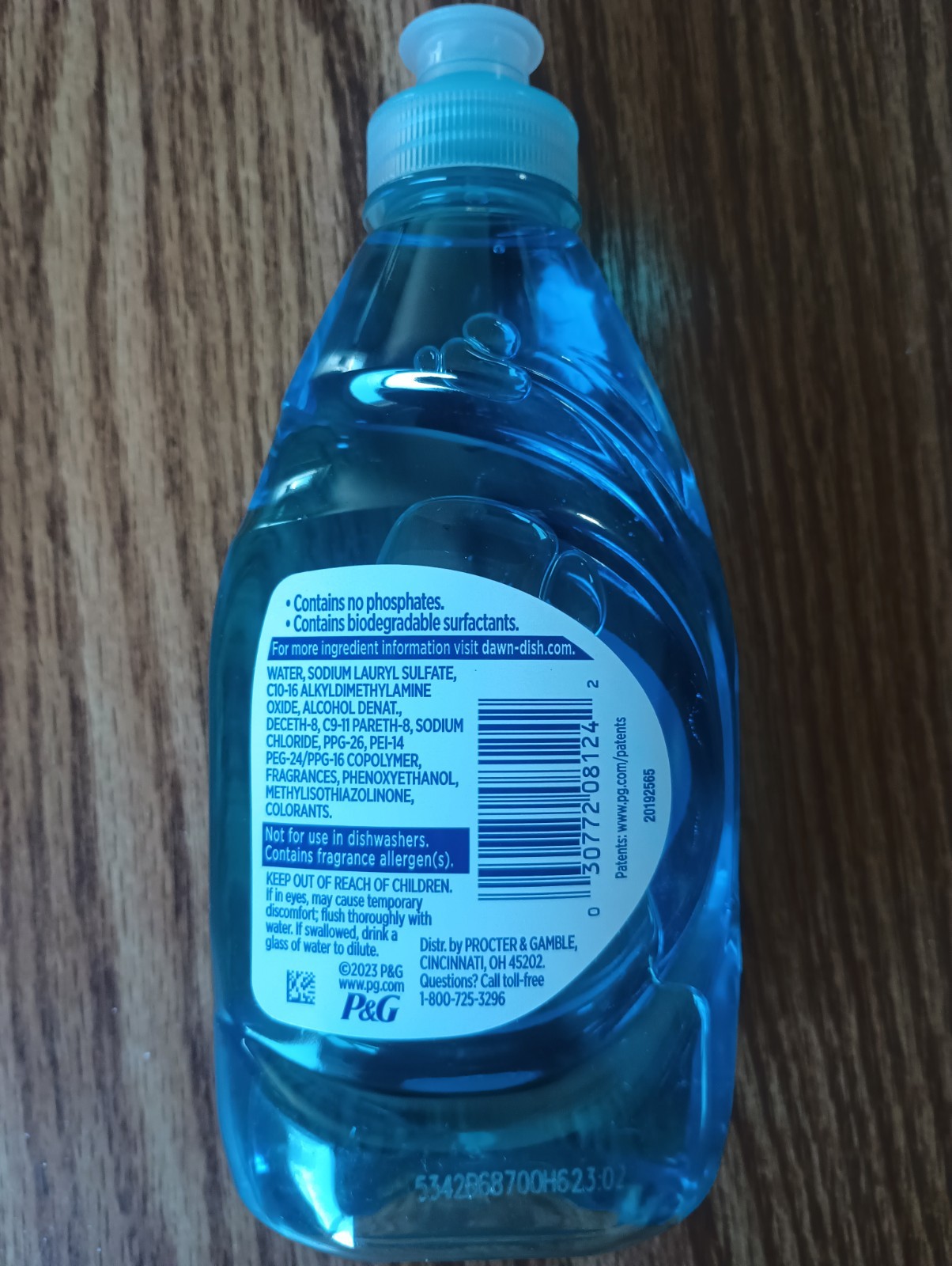 Dawn Ultra Original Blue Dishwashing Liquid Soap 7.5 oz Pack of 3