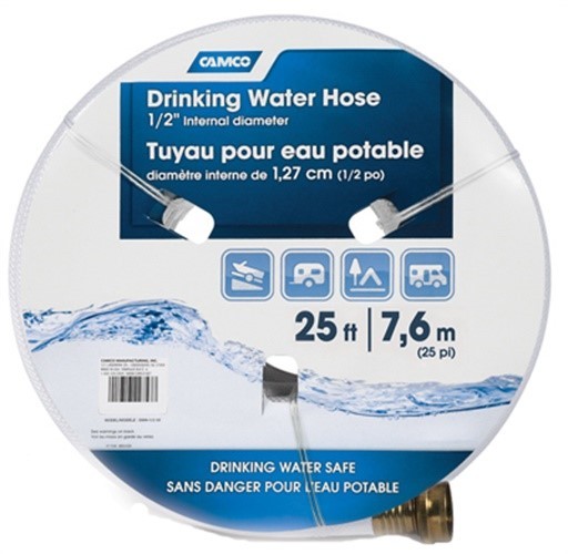 Camco 22735 White PVC Fresh Water Hose 25 L ft. x 1.5 Dia. in. (Pack of 3)
