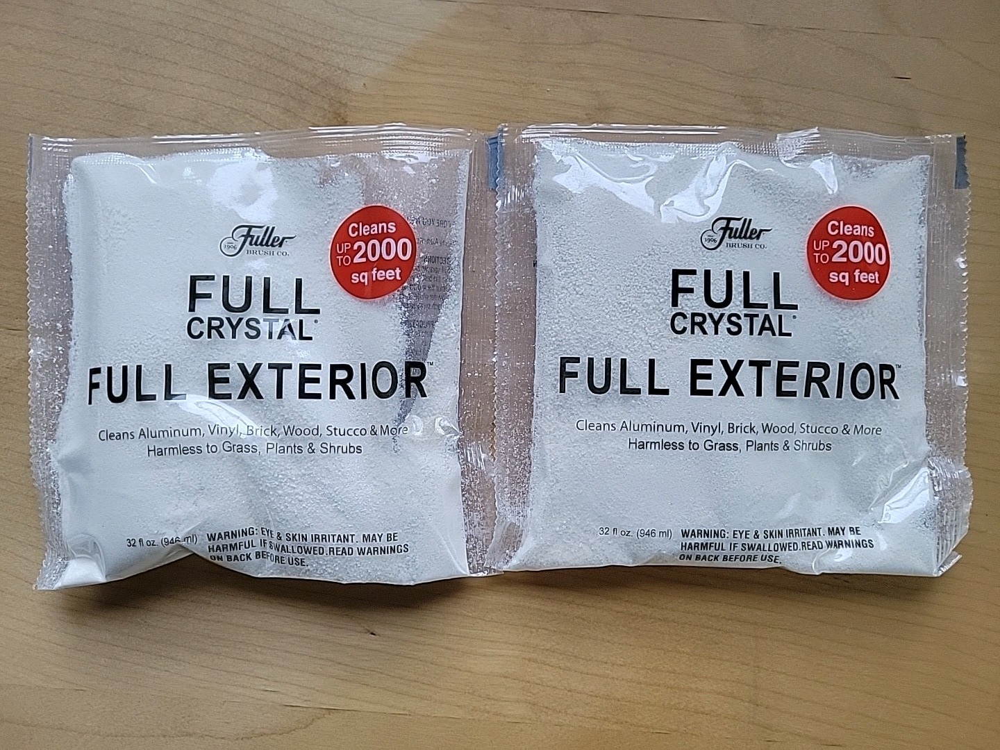 2 Fuller Brush Full Crystal Full Exterior Refill – 8 oz Powder, New Sealed.