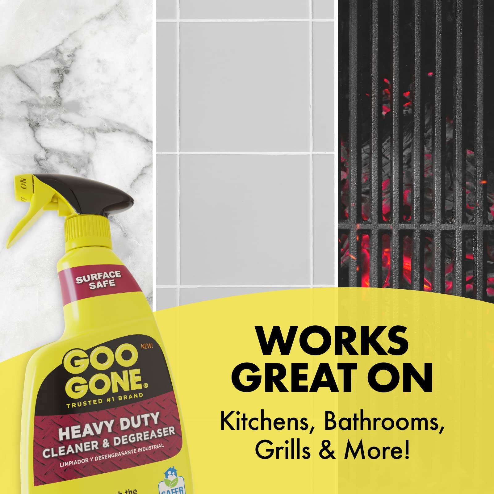 Heavy Duty Cleaner & Degreaser Spray With Microfiber Cleaning Towel – Cuts Th…