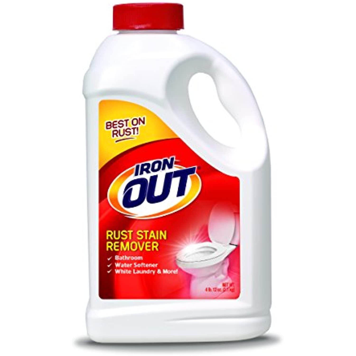 Iron OUT Powder Rust Stain Remover, Remove and Prevent Rust Stains in Bathrooms,