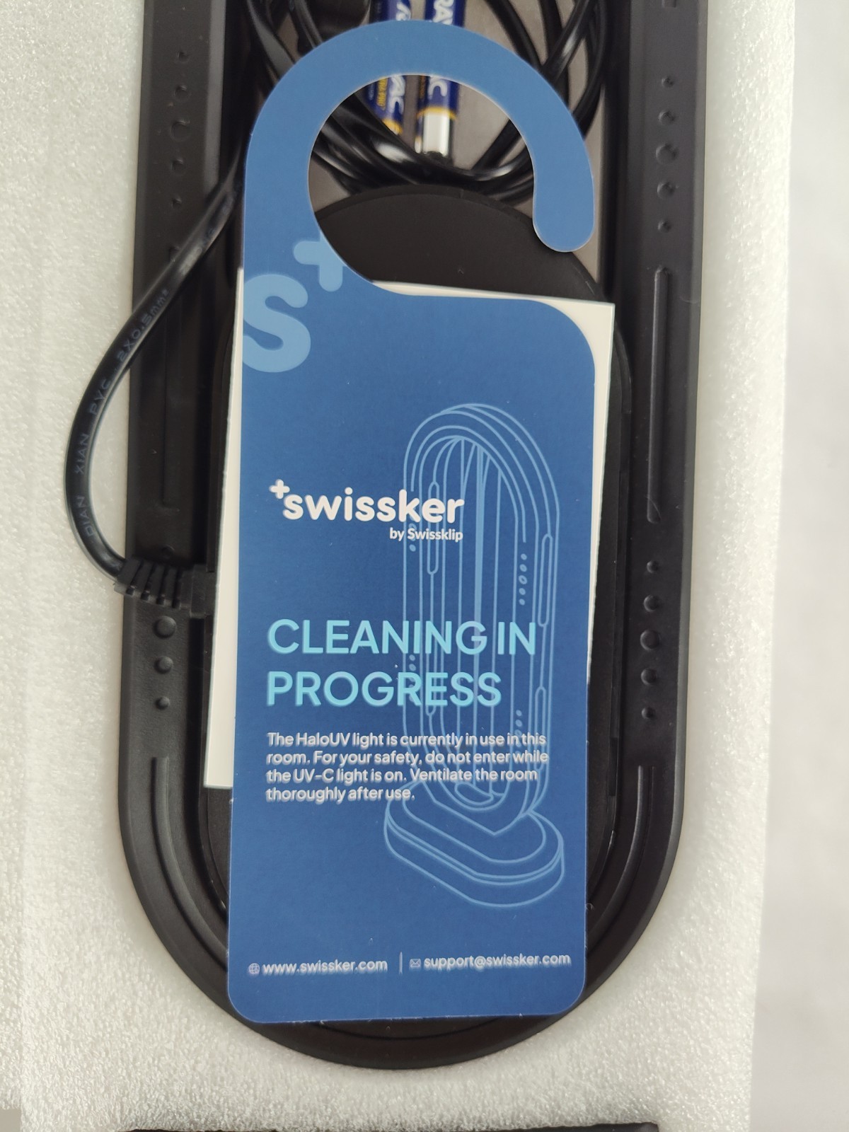 UV Sanitizer AntiBac – HaloUV Swissker by Swissklip UV-C Light Germ Killing