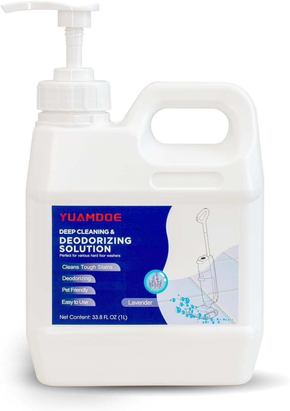 Tineco Floor Cleaner Solution, Lavender Scent, 33.8oz