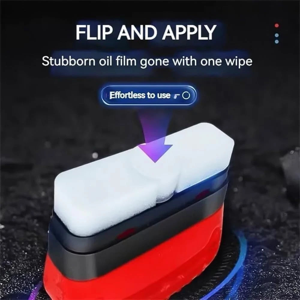 2Pack Automotive Oil Film Cleaning Brush for Car Windows Glass Cleaning 120ML US