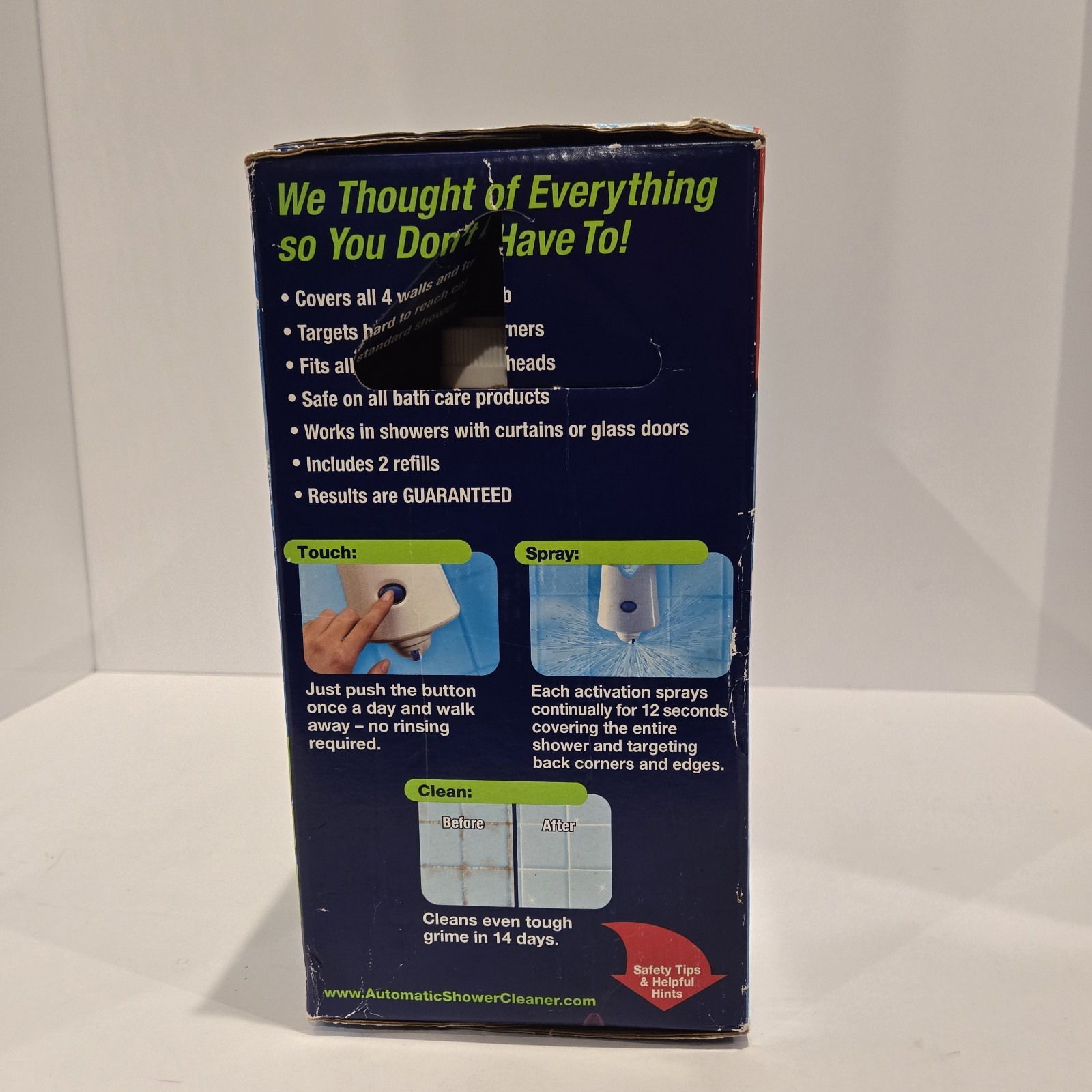 Scrubbing Bubbles Automatic Shower Cleaner 1 Dual Spray 2 Refills NEW
