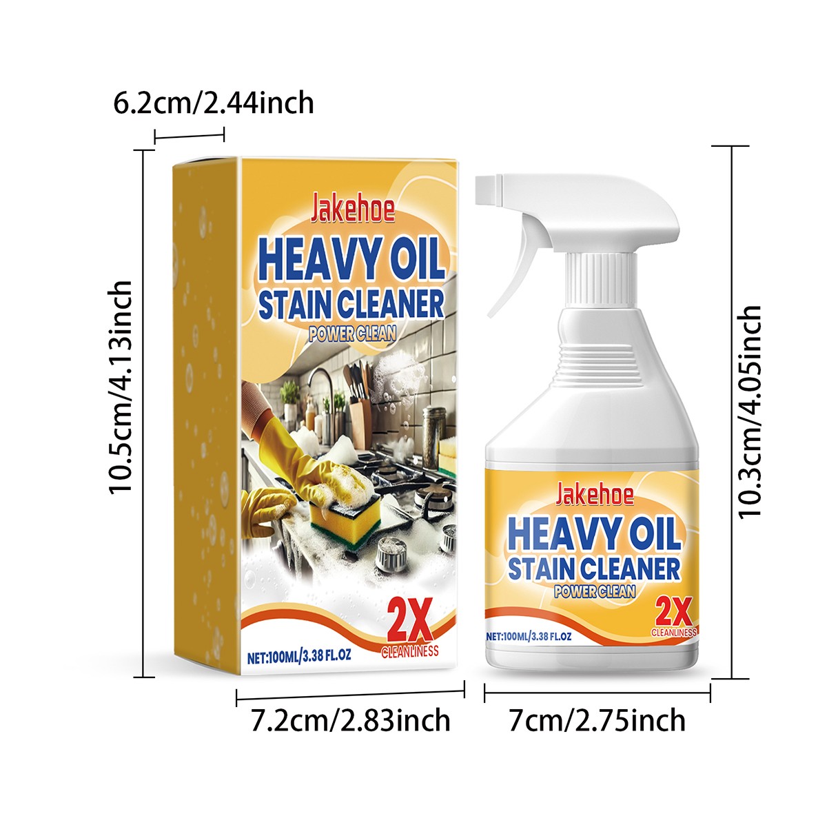 Kitchen Spray Cleaner and Degreaser for Kitchens Countertops 3.4oz