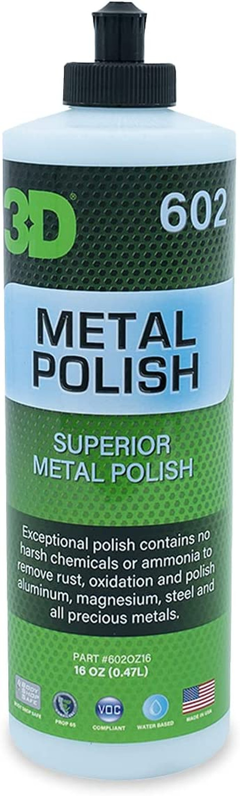 Metal Polish – Heavy Duty Car Metal Polish for Aluminum, Chrome, Brass, Copper,