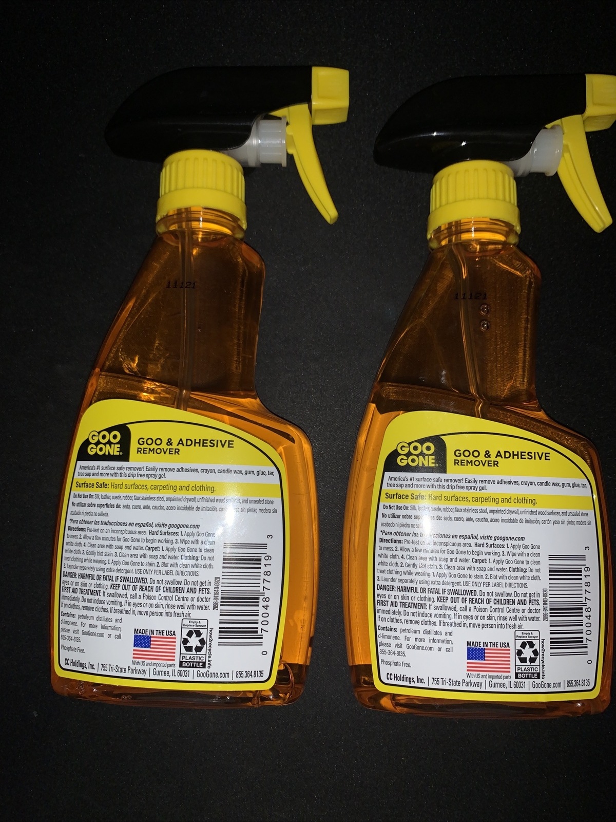 Goo Gone Liquid Gell Spray Sticky Material Remover Trusted #1 Brand – Pack Of 2