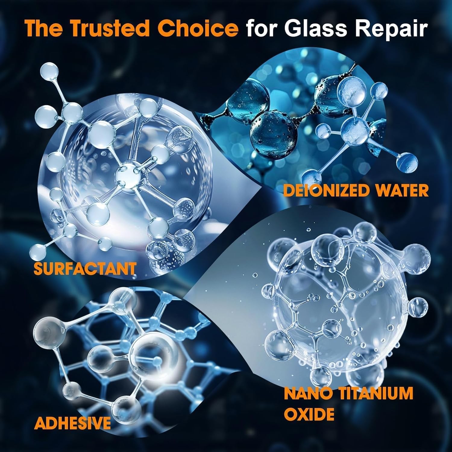Windshield Chip Repair Kit Quick Fix Car Windshield Resin Glass Repair