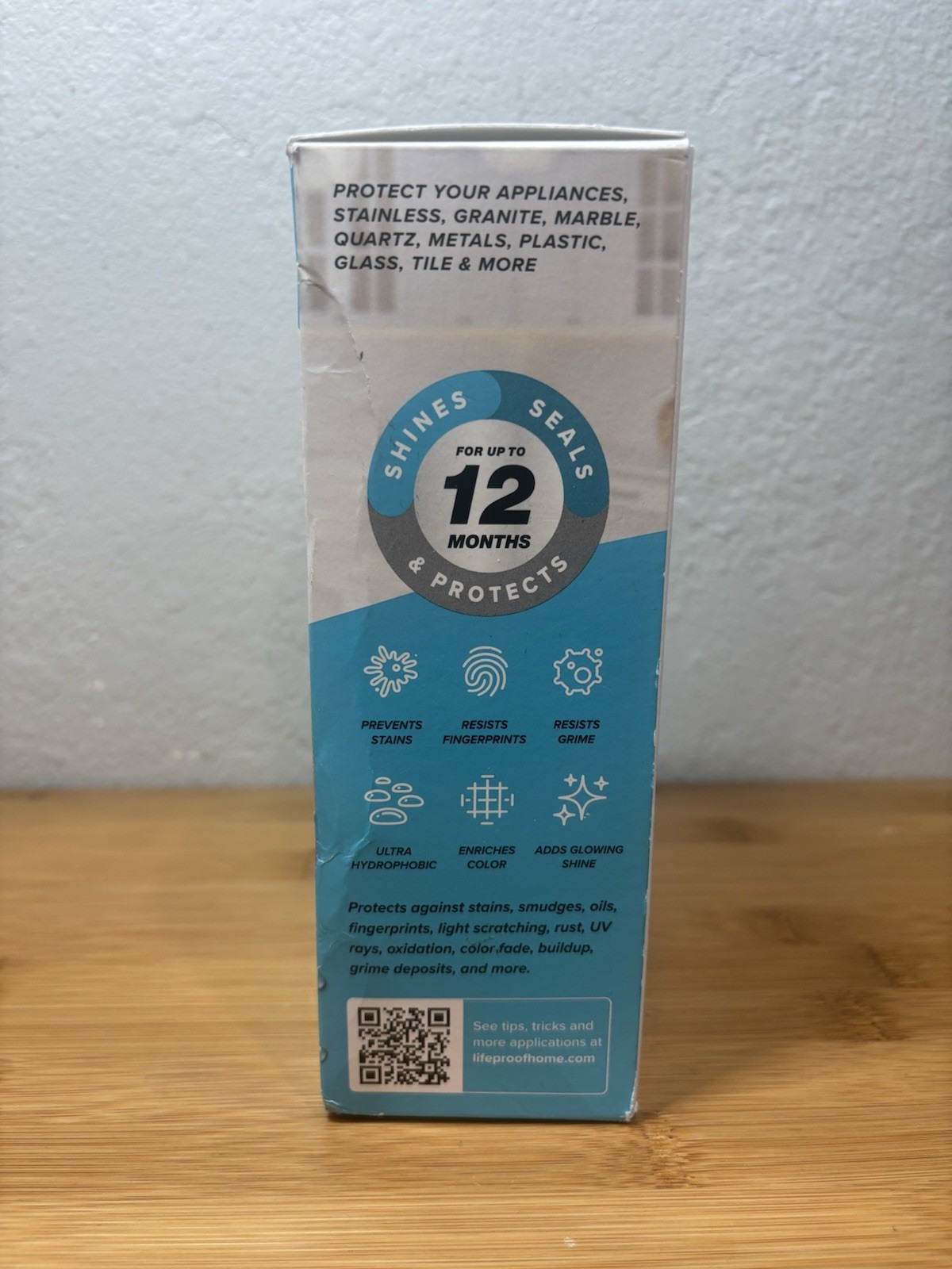 Lifeproof Home MULTI SURFACE CERAMIC COATING Spray 8 ounce towel & Bottle