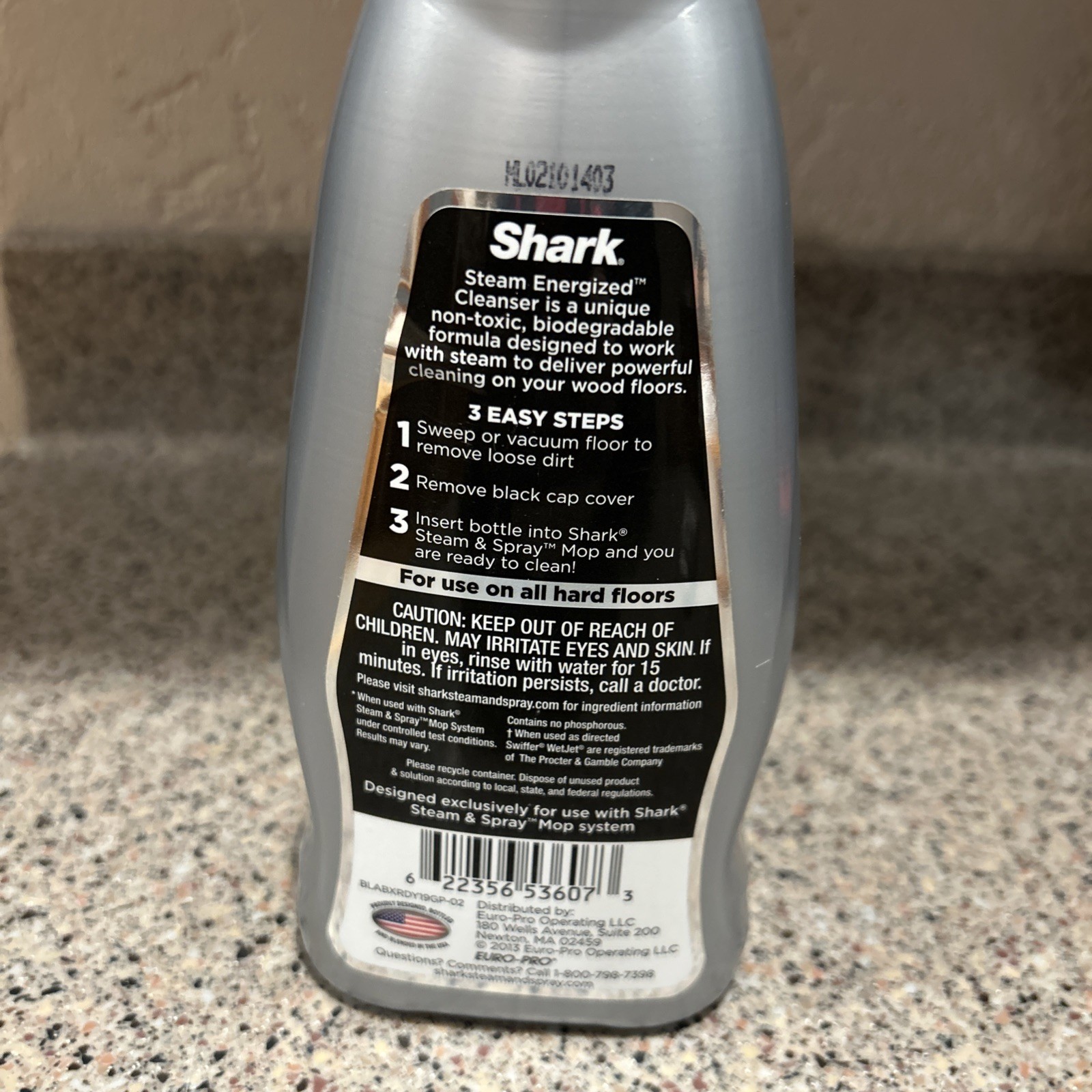 Shark Steam Spray Mop Energized Cleanser Multi Floor Waterfall Fresh 20 FL OZ