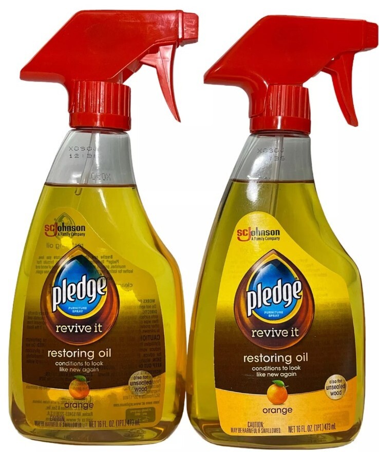 New 2 Orange Pledge Revive It Restoring Oil 16 Fl Oz Each – Fast Shipping