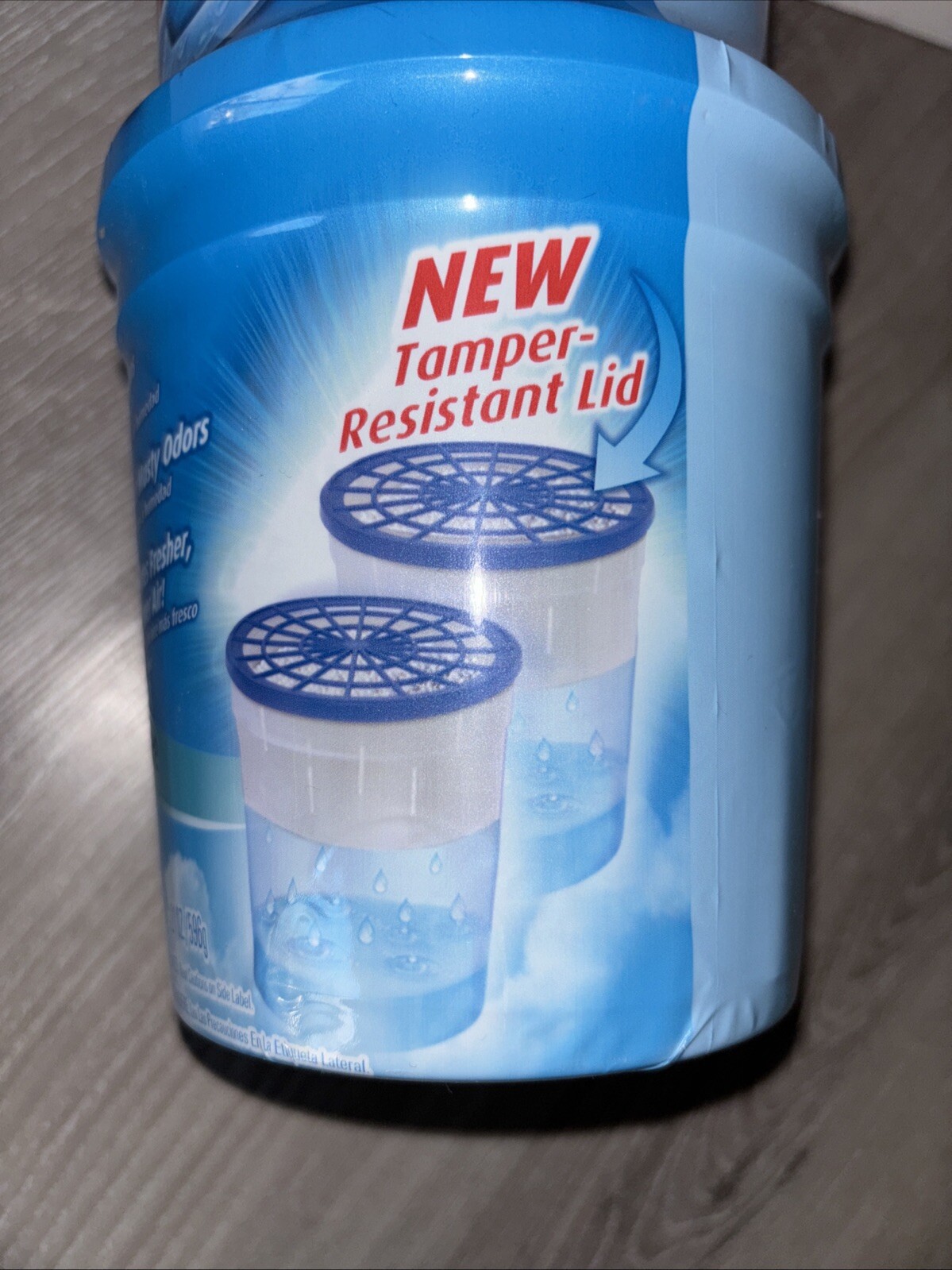 NEW Damprid 10.5oz Tubs – Refillable Moisture Absorber – 2 Pack Fragrance Free