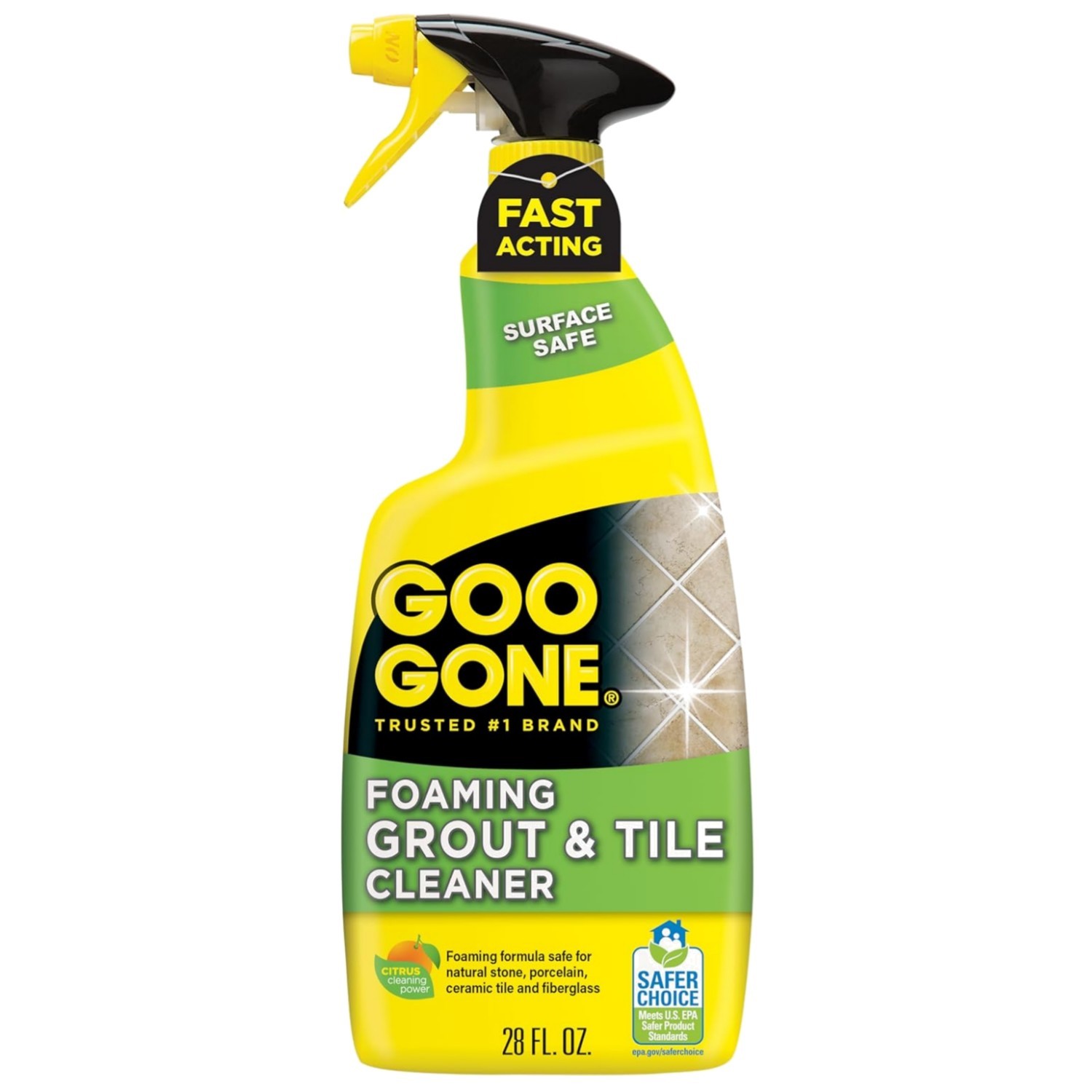 Grout & Tile Cleaner – 28 Ounce – Removes Tough Stains Dirt Caused By Mold Mi…