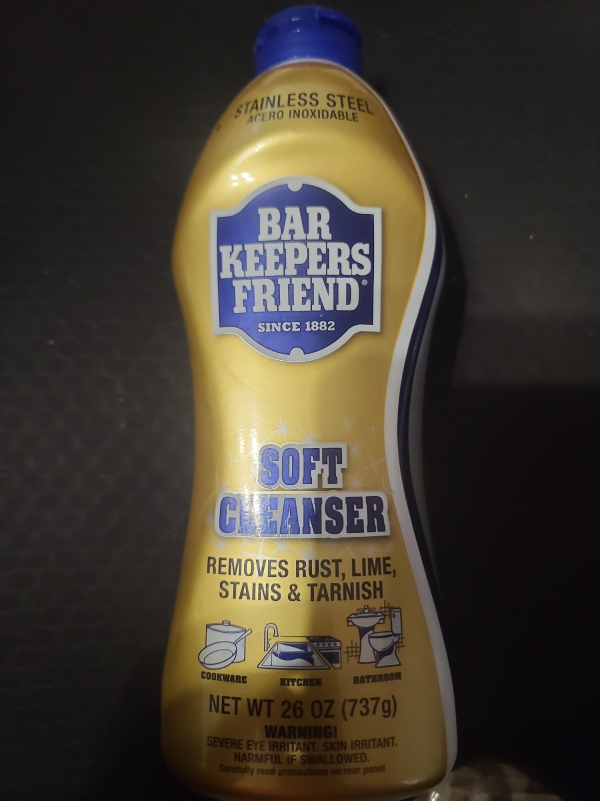 Bar Keepers Friend Soft Cleaner Premixed Formula, Citrus, 26 Ounce