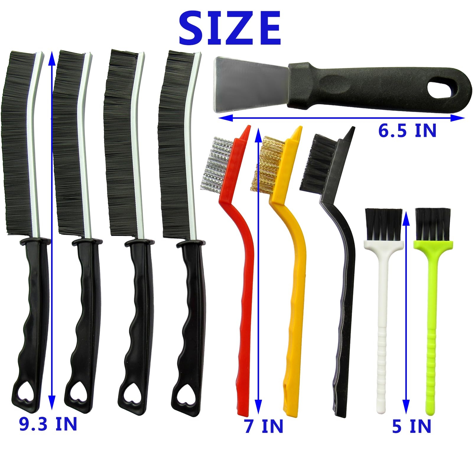 10pcs Crevice Cleaning Tools Gap Cleaning Brush Setcleaning Brushes Small Spaces