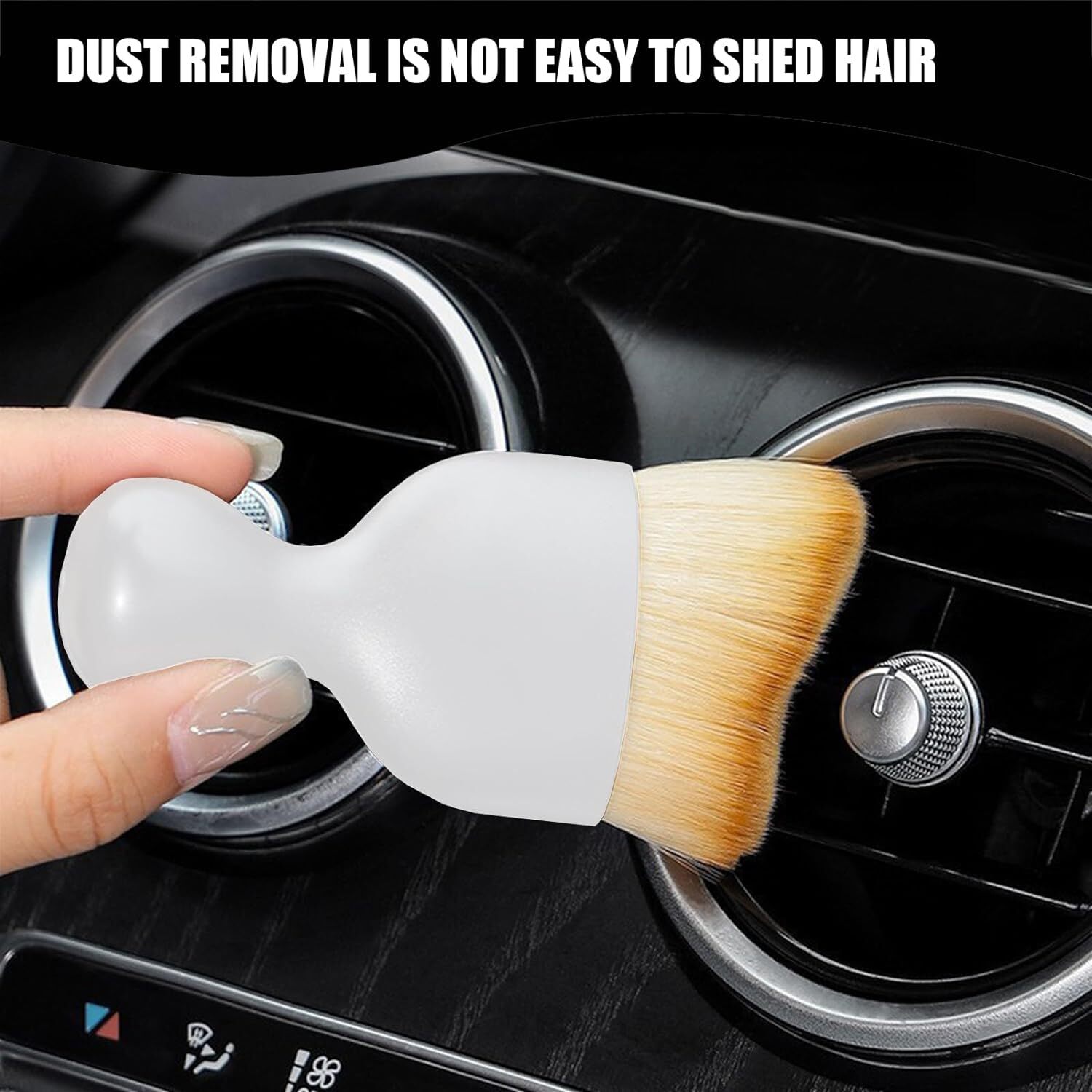 1 PC Car Air Conditioning Outlet Cleaning Brush Compatible with Cars Vans SUVs