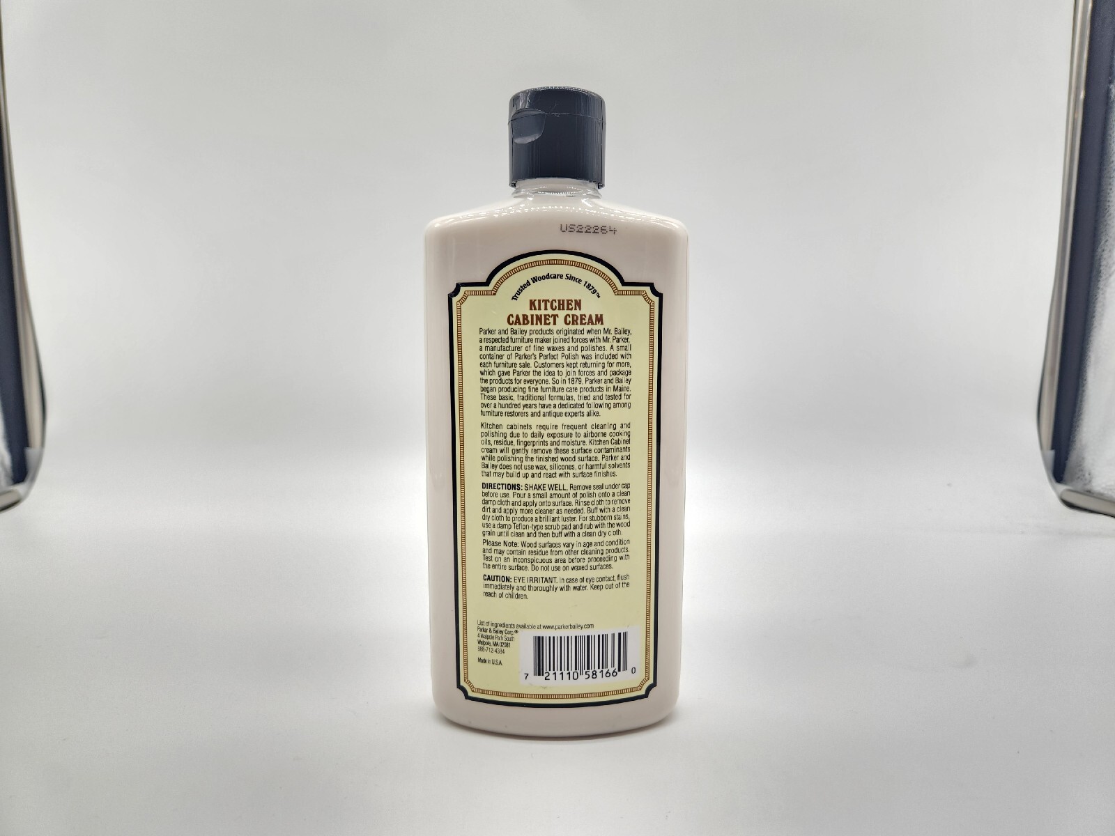 PARKER & BAILEY KITCHEN CABINET CREAM Multi surface Wood Cleaner Polish 16 FL OZ