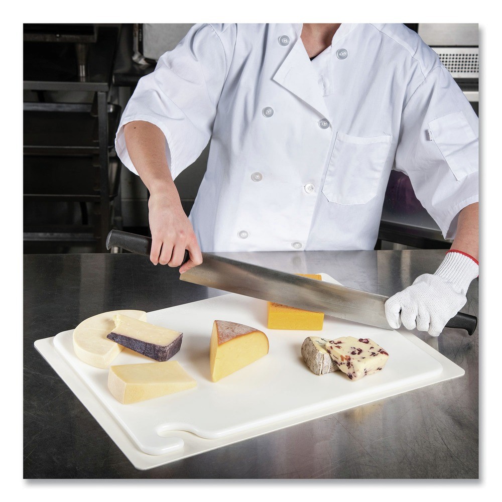 San Jamar CB152012WH Plastic Cut-N-Carry Color Cutting Boards – WHT New