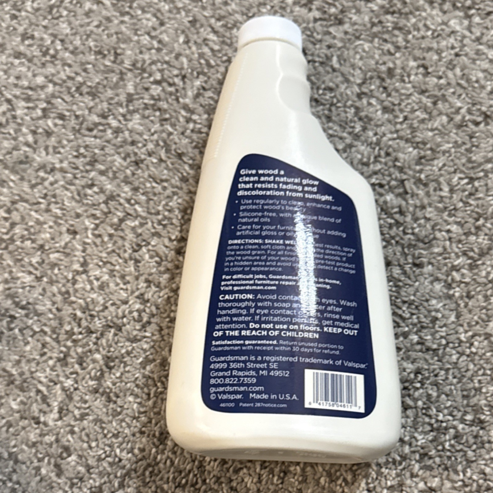Guardsman Wood Furniture Polish Spray Woodland Fresh 2×16 fl oz UV Sunblock