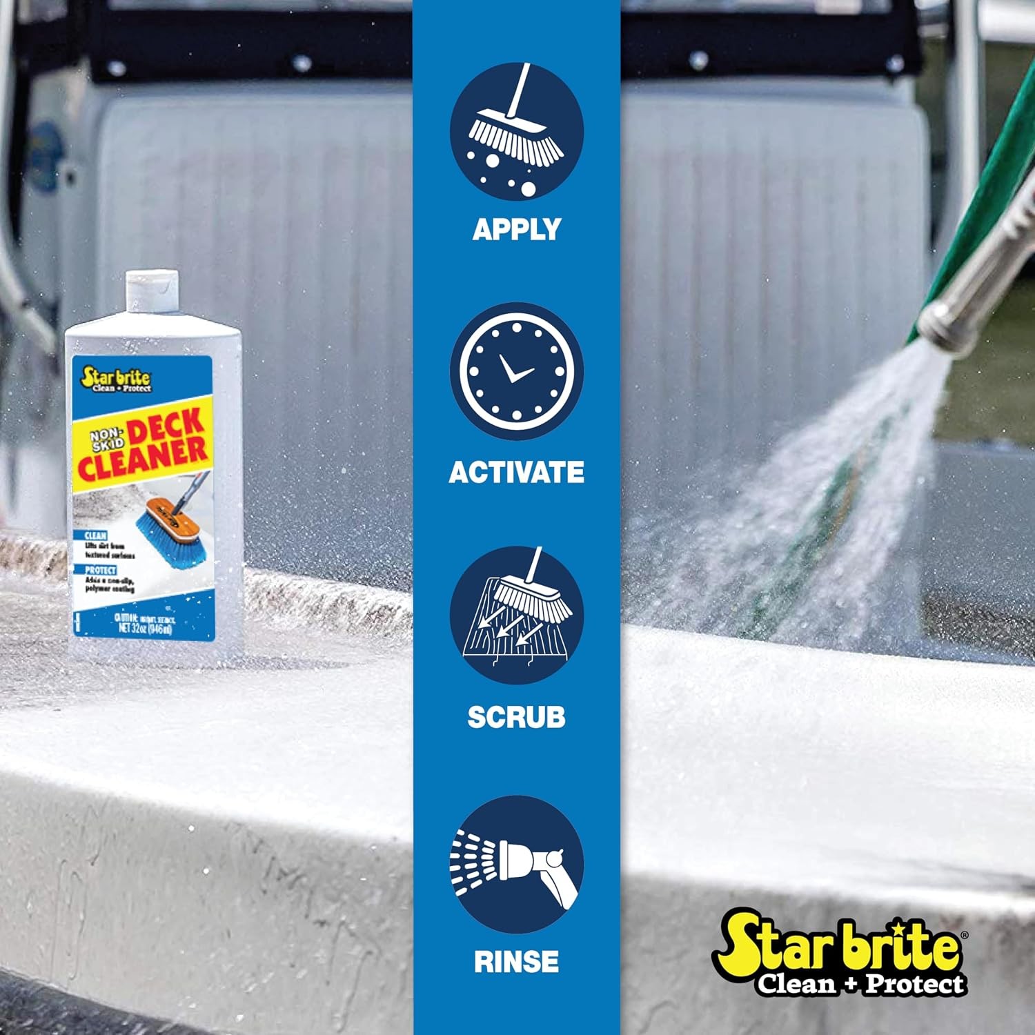 Star Brite Non Skid Deck Cleaner Fiberglass Boat Stain Remover Protector