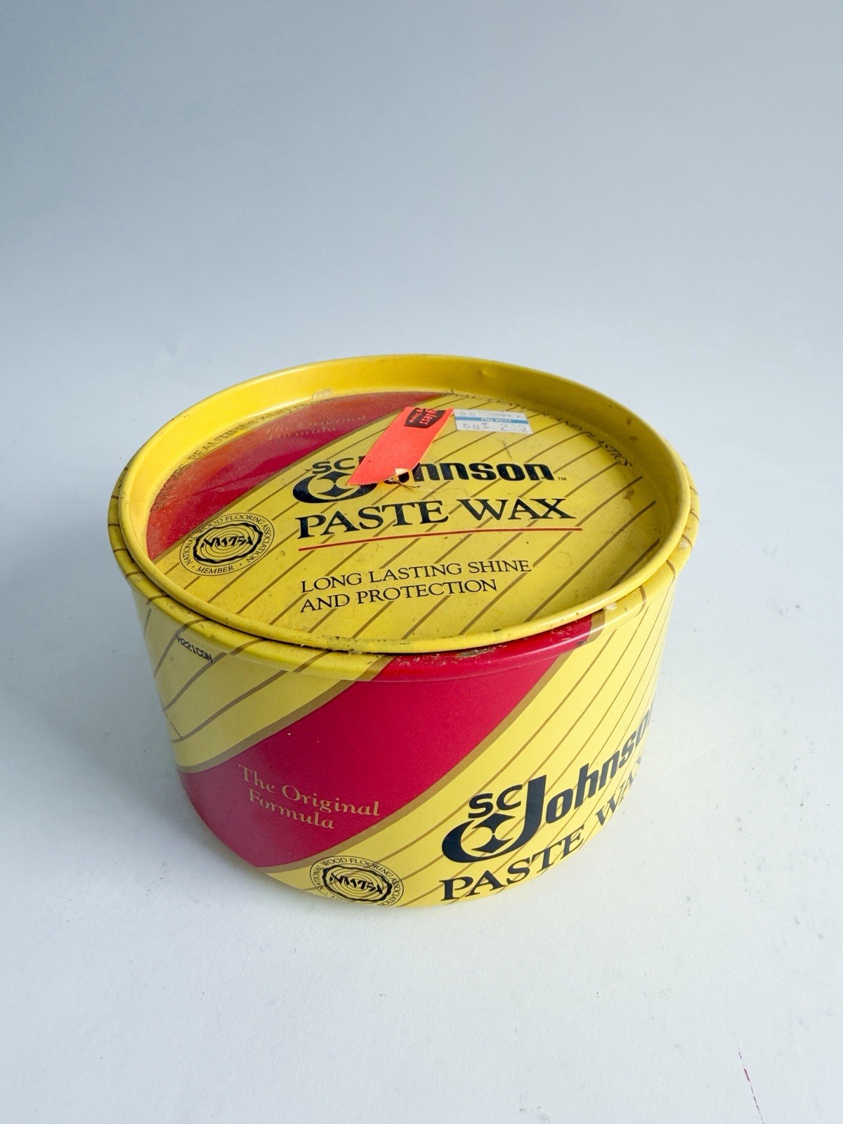 SC Johnson Paste Wax The Original Formula 16 oz Nearly Full Discontinued Item