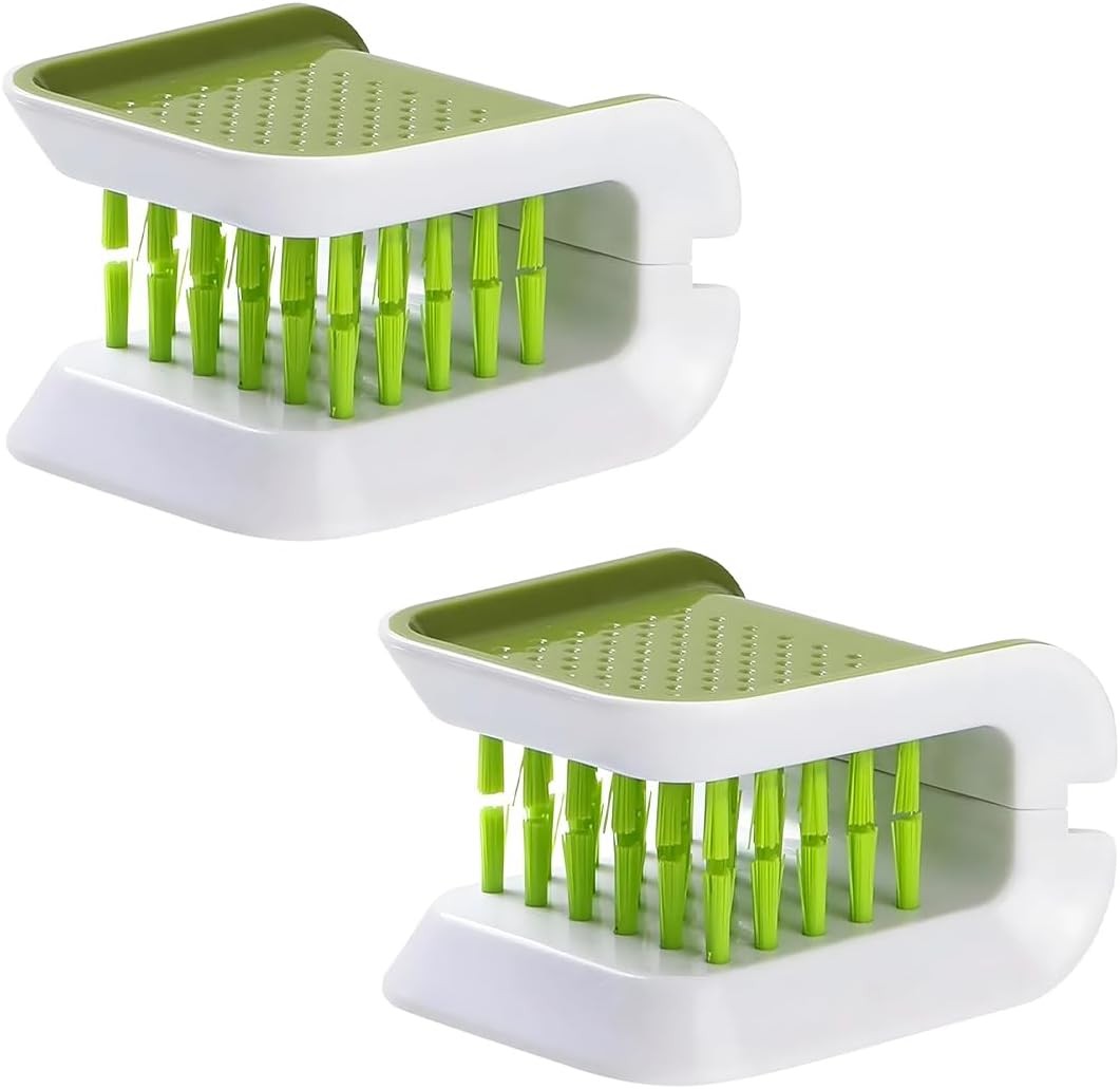 2PCS Car Seat Belt Cleaning Brush, U-Shaped Double Sided Vehicle Safety Belt Was