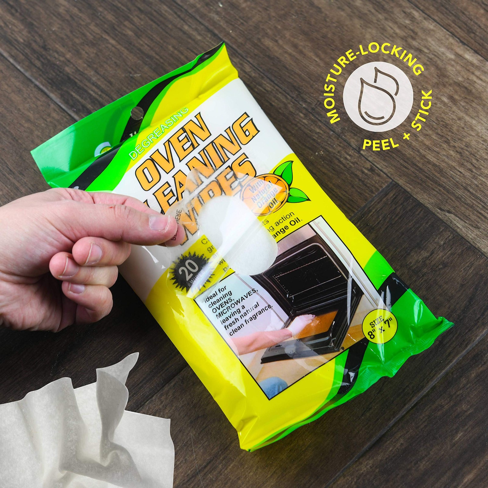 Degreasing Oven Cleaning Wipes 20 Wipes