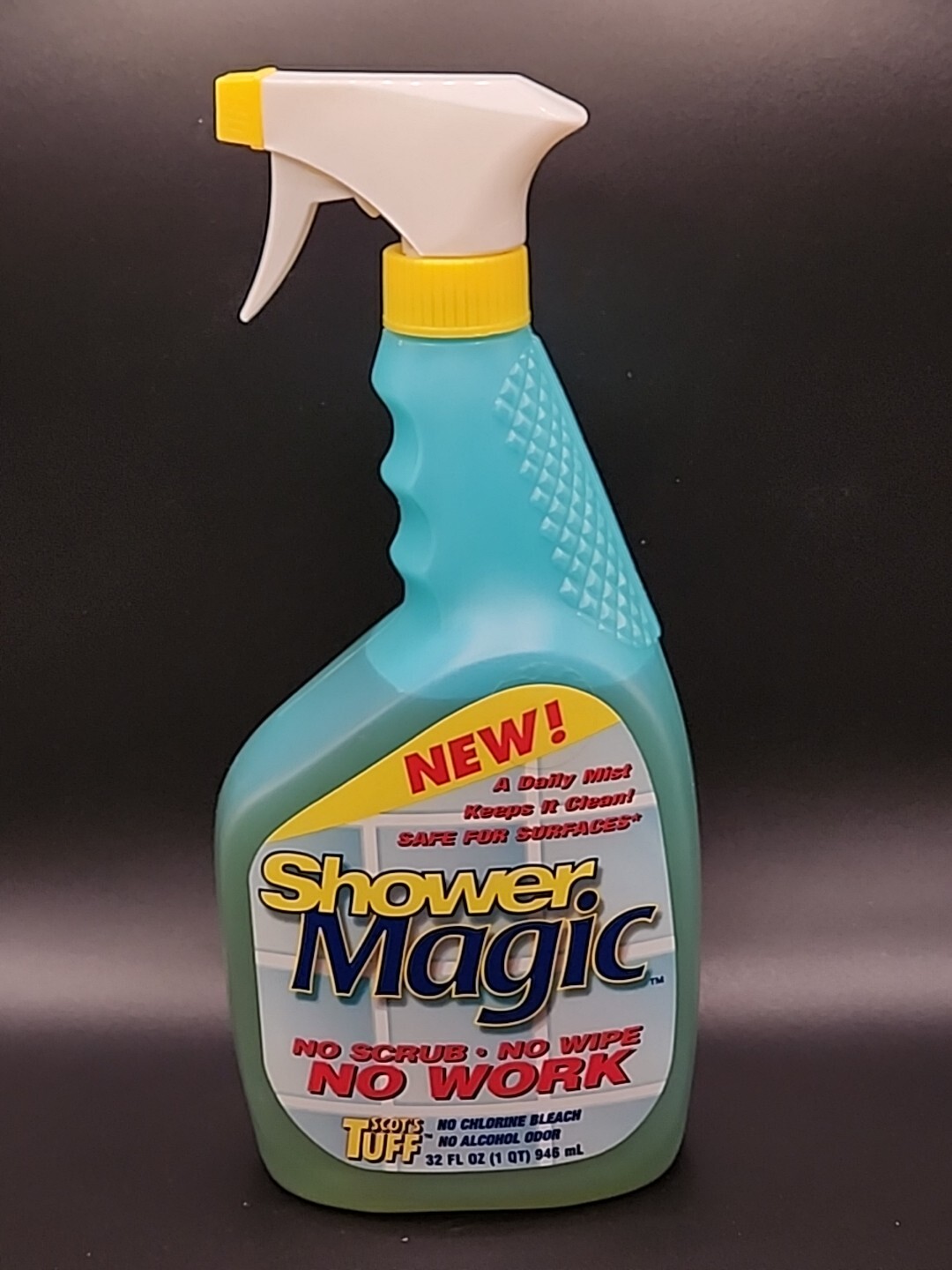 Vintage Scot’s Tuff Shower Magic Daily Mist No Scrub No Wipe No Work 32 oz
