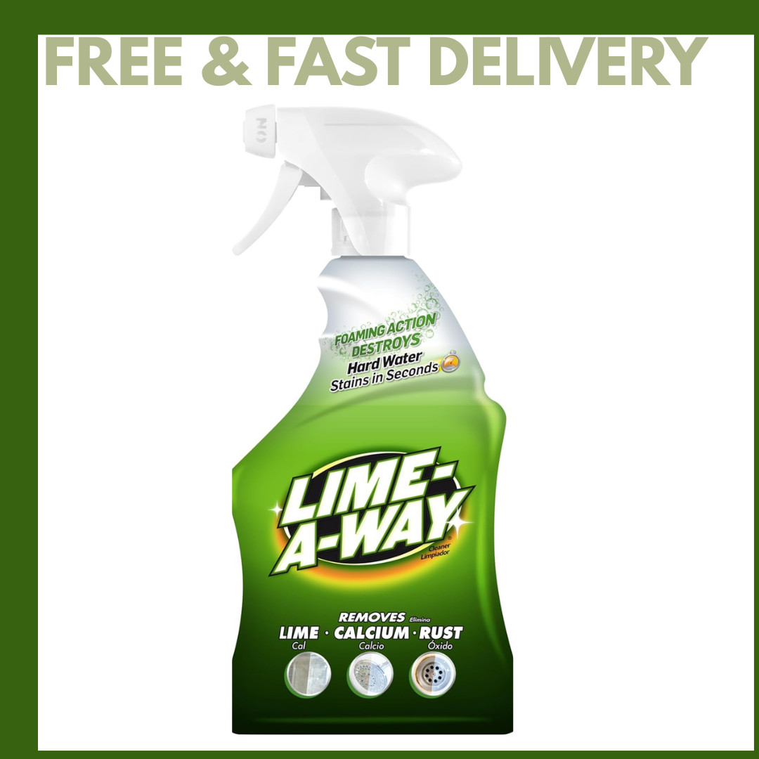 Lime-A-Way Hard Water Stain Remover Spray, Removes Lime 22 fl oz