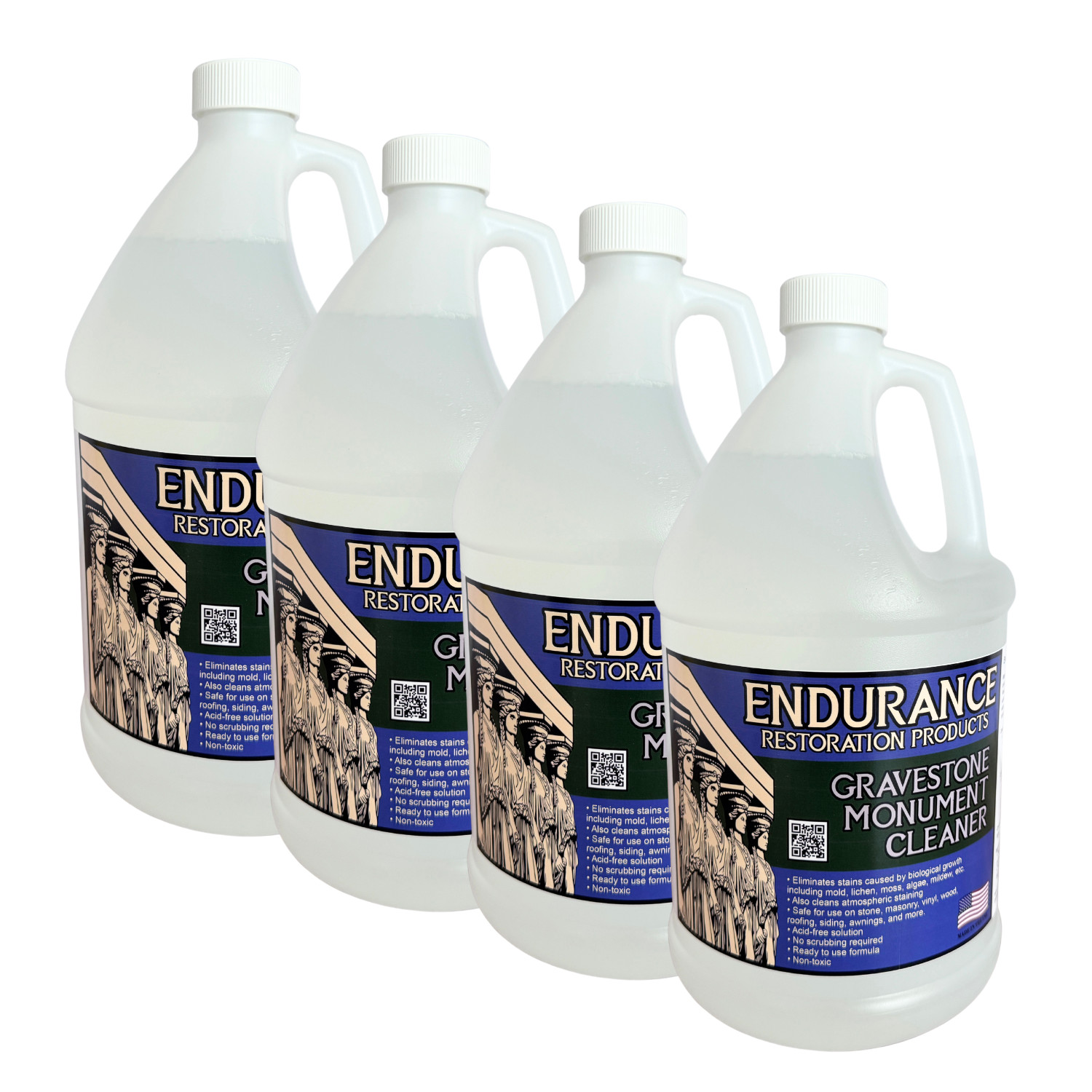 Endurance Gravestone & Monument Cleaner – 4 Gallon Case