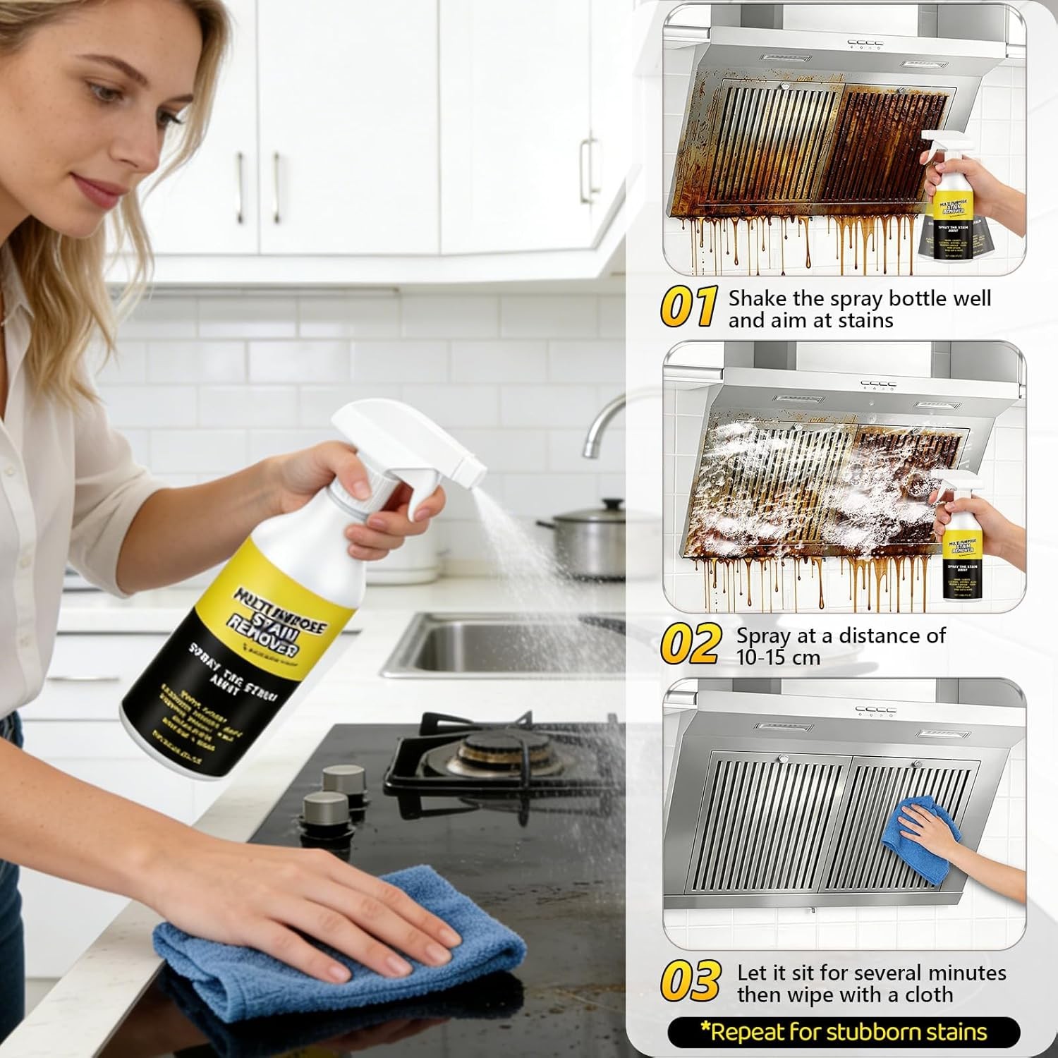 2PCS Alien Multi Purpose Stain Remover, Foam Cleaner Spray, A powerful cleane…