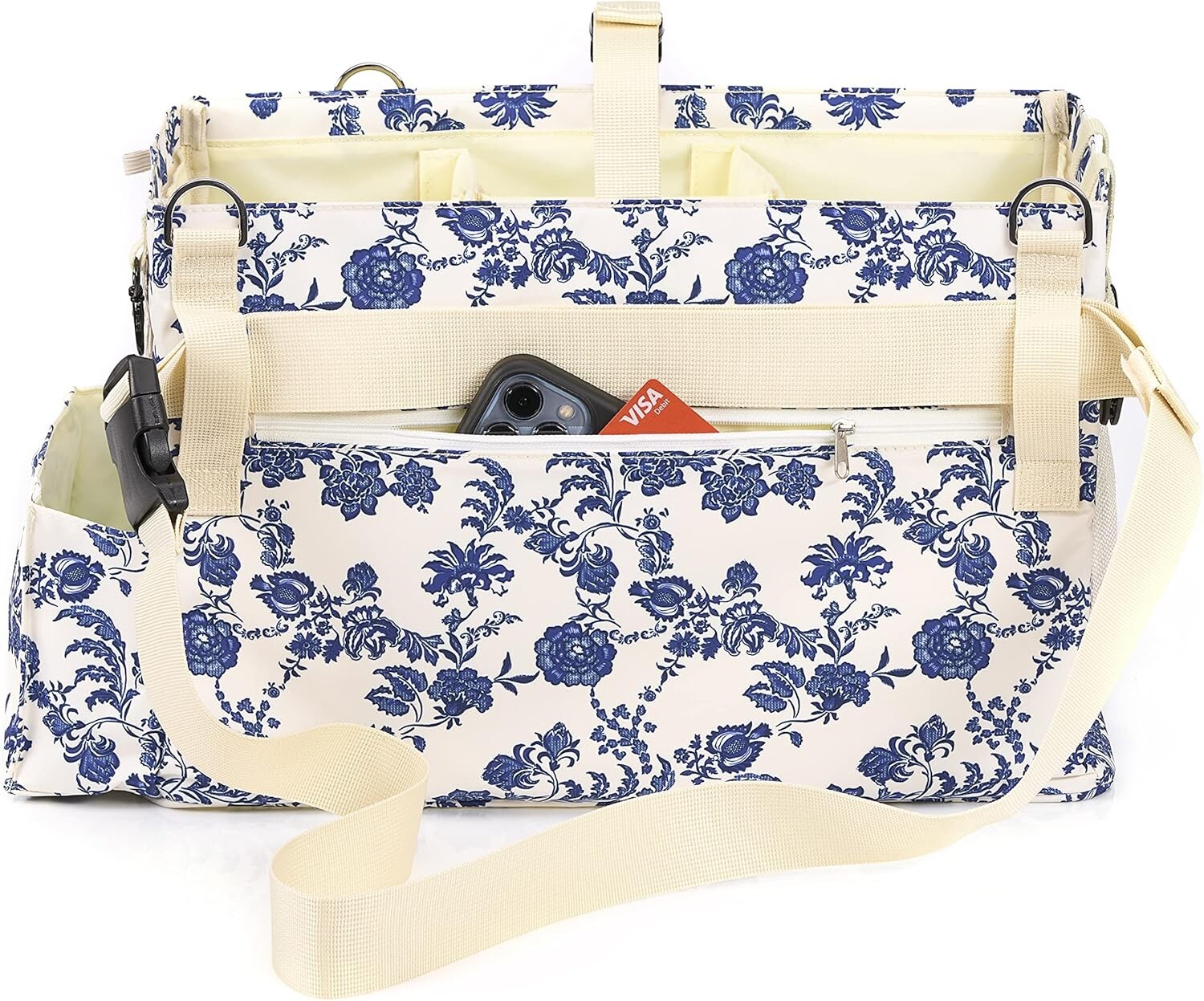 Easily Cleaned Tote Caddy with Stylish Design – 9 Pockets for Total Organization