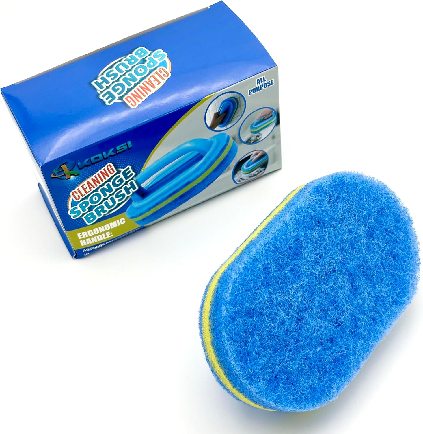 Cleaning Brush for Bathroom Kitchen Bathtub Toilet Cleaner All Purpose Shower Sp